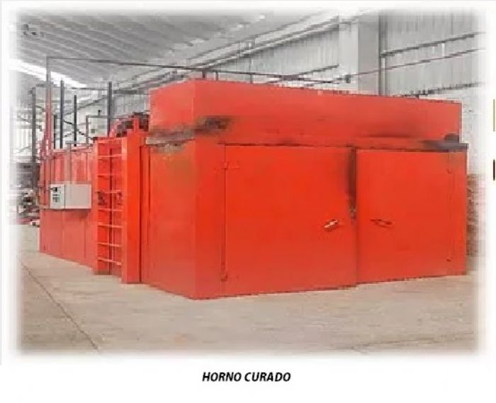 MAQUILA DE CURADO EN HORNO DE BACHEO DE ENTRADA POR SALIDA